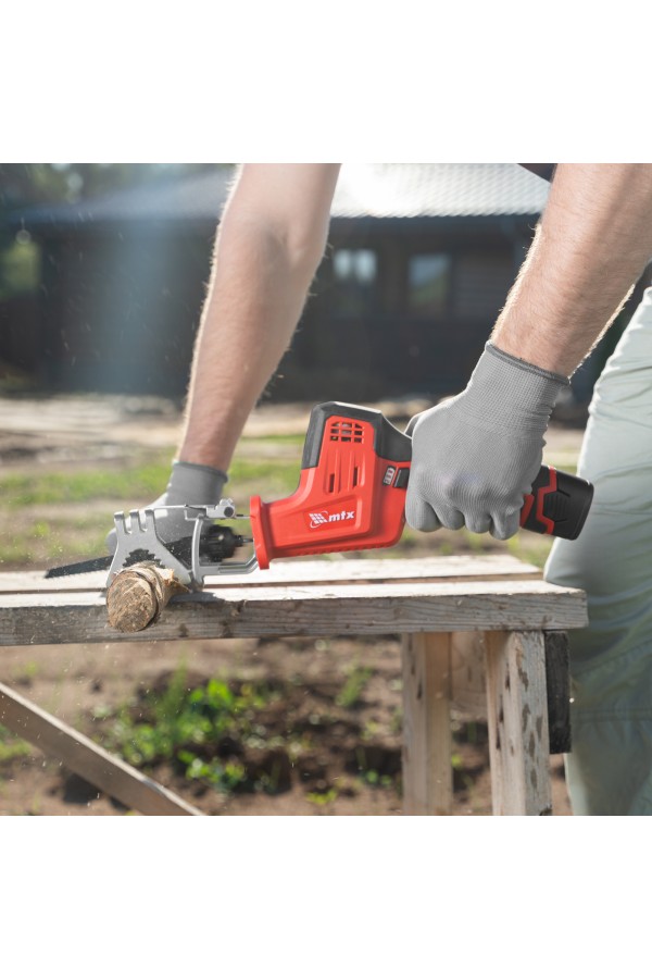 Пила сабельная аккумуляторная RС-65, Li-Ion, 12 В MTX