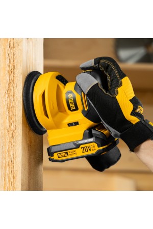 Машина шлифовальная эксцентриковая аккумуляторная CROSH-20-125, Li-Ion, 20 В// Denzel