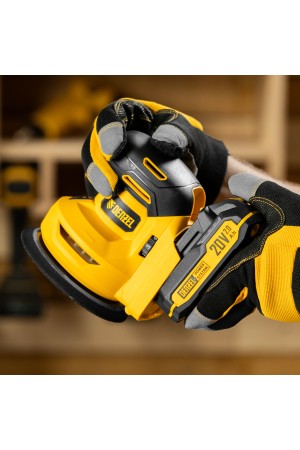 Машина шлифовальная эксцентриковая аккумуляторная CROSH-20-125, Li-Ion, 20 В// Denzel