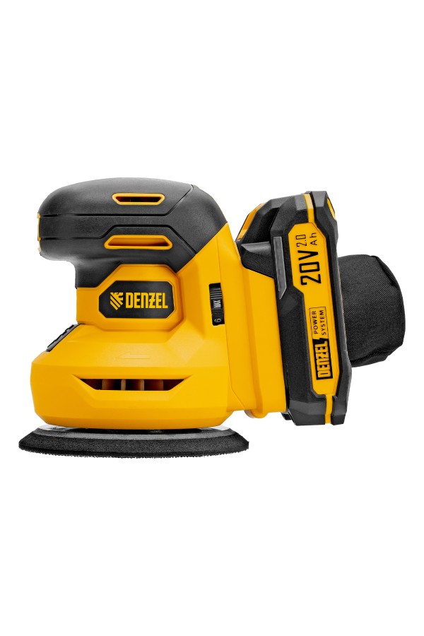Машина шлифовальная эксцентриковая аккумуляторная CROSH-20-125, Li-Ion, 20 В// Denzel