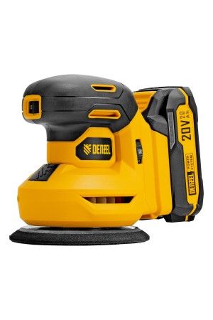 Машина шлифовальная эксцентриковая аккумуляторная CROSH-20-125, Li-Ion, 20 В// Denzel