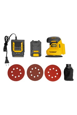 Машина шлифовальная эксцентриковая аккумуляторная CROSH-20-125, Li-Ion, 20 В// Denzel