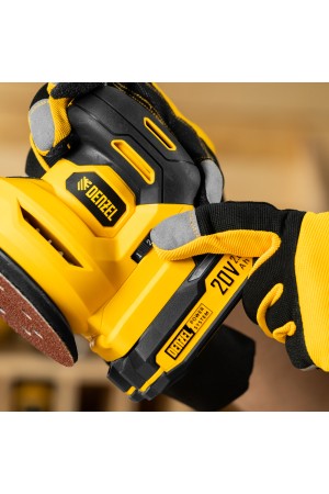 Машина шлифовальная эксцентриковая аккумуляторная CROSH-20-125, Li-Ion, 20 В// Denzel