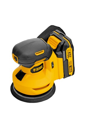 Машина шлифовальная эксцентриковая аккумуляторная CROSH-20-125, Li-Ion, 20 В// Denzel
