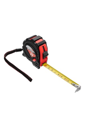 Рулетка Status Magnet 3 fixations,3 м х 16 мм,обрезиненный корпус,зацеп с магнитом Matrix