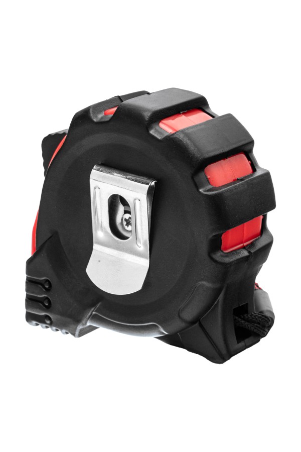 Рулетка Status Magnet 3 fixations,3 м х 16 мм,обрезиненный корпус,зацеп с магнитом Matrix