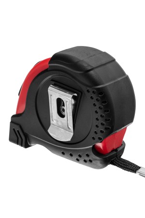 Рулетка Status Magnet fixation,5 м х 19 мм,обрезиненный корпус,зацеп с магнитом Matrix