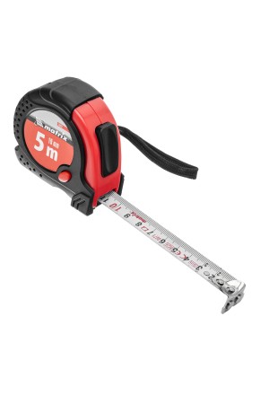 Рулетка Status Magnet fixation,5 м х 19 мм,обрезиненный корпус,зацеп с магнитом Matrix