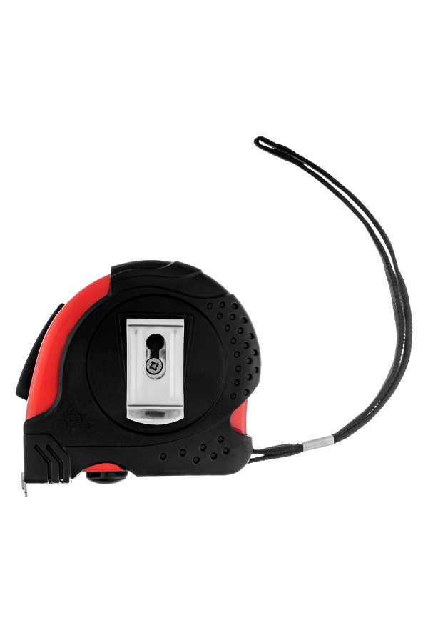 Рулетка Status Magnet fixation,5 м х 19 мм,обрезиненный корпус,зацеп с магнитом Matrix