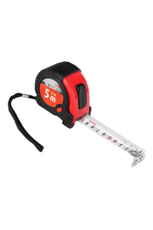 Рулетка Status Magnet fixation,5 м х 25 мм,обрезиненный корпус,зацеп с магнитом Matrix