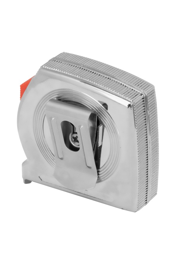 Рулетка Chrom, 2 м x 13 мм, хромированный корпус MTX