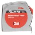 Рулетка Chrom, 2 м x 13 мм, хромированный корпус MTX