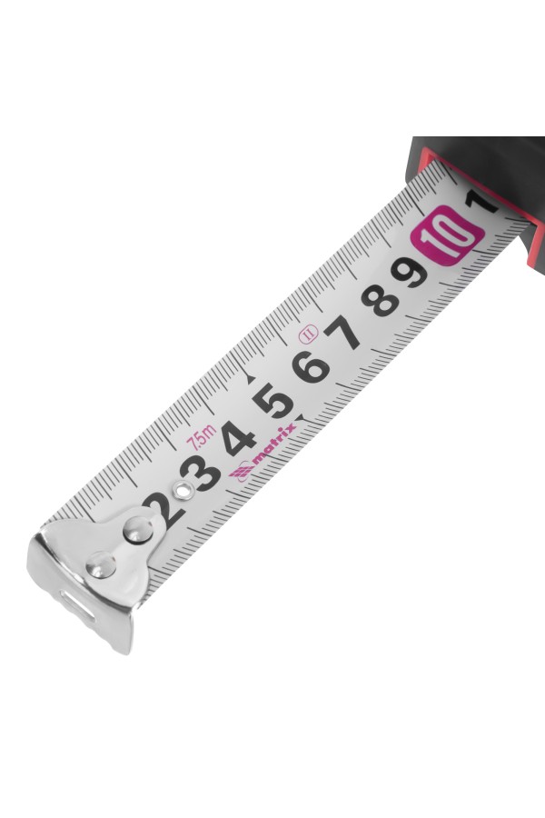 Рулетка Strong,7,5 м х 25 мм,обрезиненный корпус Matrix