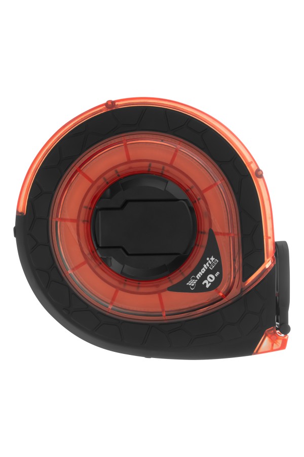 Рулетка геодезическая 20 м х 15 мм, закрытый корпус, фибергласовая лента, двусторонняя шкала, Pro Matrix