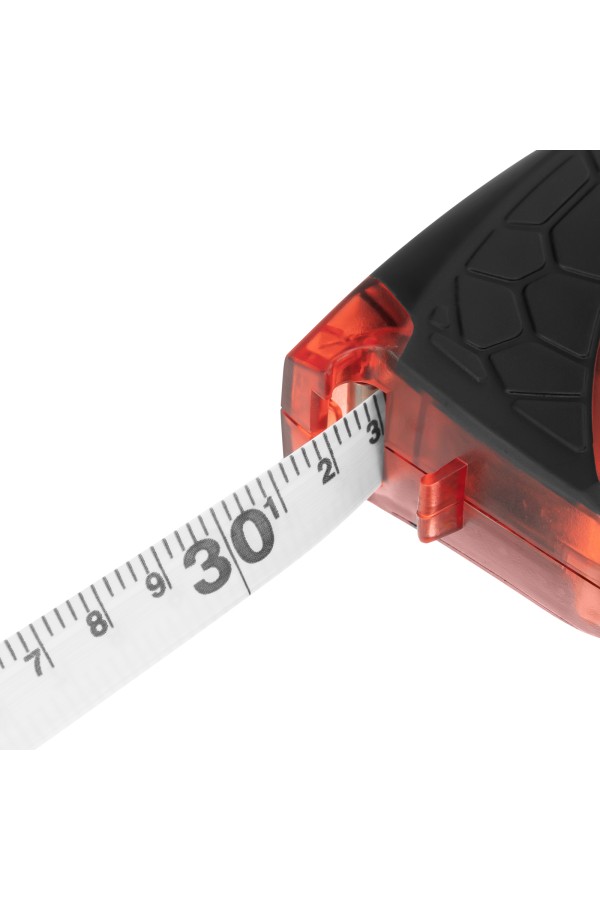Рулетка геодезическая 30 м х 15 мм, закрытый корпус, фибергласовая лента, двусторонняя шкала, Pro Matrix