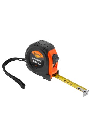 Рулетка Elastica,3 м х 16 мм,обрезиненный корпус Sparta