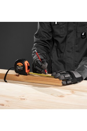 Рулетка Elastica,10 м х 25 мм,обрезиненный корпус Sparta