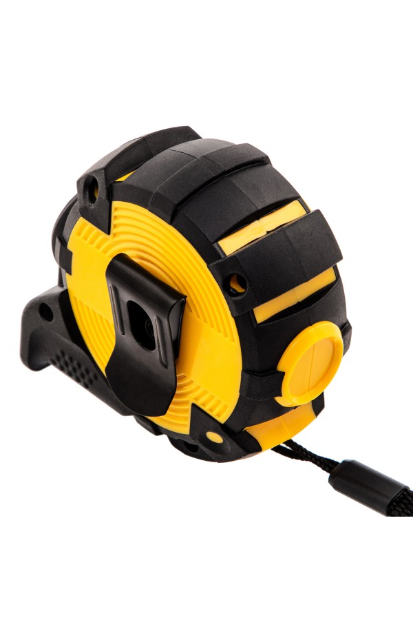 Рулетка 3м х 16мм, автоматич. фиксац., нейлон. покрытие, магнит. зацеп, двухстор. разметка Denzel