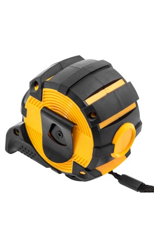 Рулетка 5м х 32мм, автоматич. фиксац., нейлон. покрытие, магнит. зацеп, двухстор. разметка// Denzel