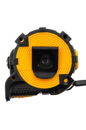 Рулетка 8м х 32мм, автоматич. фиксац., нейлон. покрытие, магнит. зацеп, двухстор. разметка// Denzel