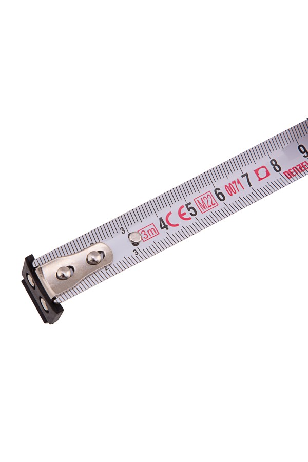 Рулетка 3м х 16мм, двухкомп. корпус, магнитный обрезиненный зацеп Denzel