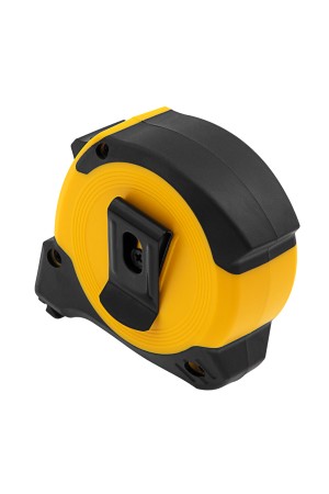 Рулетка 5м х 19мм, двухкомп. корпус, магнитный обрезиненный зацеп// Denzel