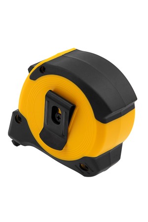 Рулетка 5м х 25мм, двухкомп. корпус, магнитный обрезиненный зацеп// Denzel