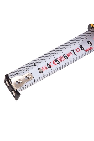 Рулетка 8м х 25мм, двухкомп. корпус, магнитный обрезиненный зацеп// Denzel