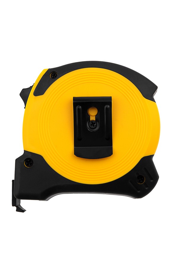 Рулетка 8м х 25мм, двухкомп. корпус, магнитный обрезиненный зацеп Denzel