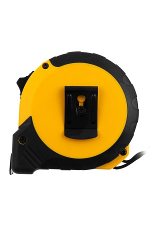 Рулетка 10м х 25мм, двухкомп. корпус, кнопка-пауза// Denzel