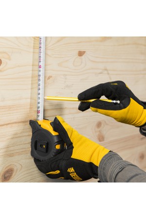 Рулетка 8м х 25мм, обрезиненный корпус, автоматическая фиксация Denzel