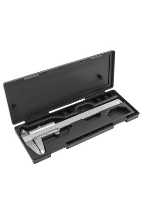 Штангенциркуль, 150 мм, цена деления 0.02 мм, металлический, с глубиномером Matrix