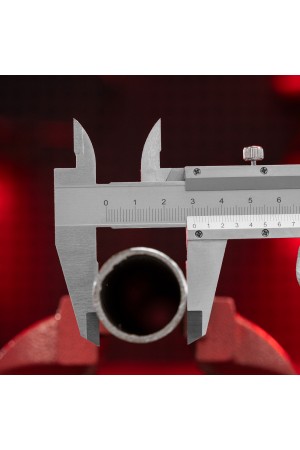 Штангенциркуль, 150 мм, цена деления 0.02 мм, металлический, с глубиномером Matrix