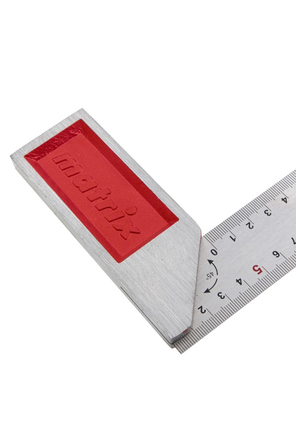 Угольник стальной, 250 мм, градуировка Matrix