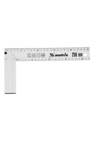 Угольник, 250 мм, алюминиевый, литой Matrix