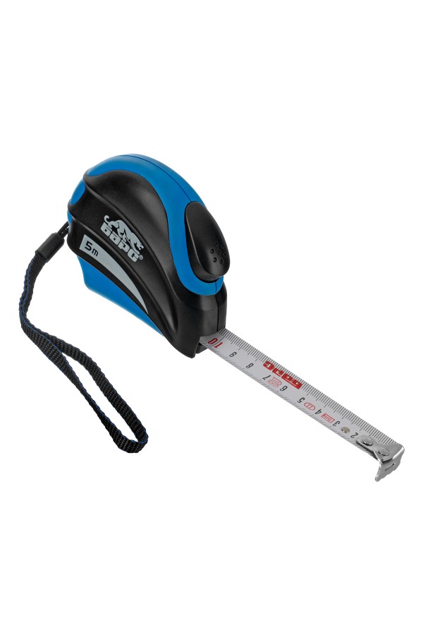 Рулетка Полимер,5 м х 19 мм,автоматическая фиксация,эргономичная форма Барс