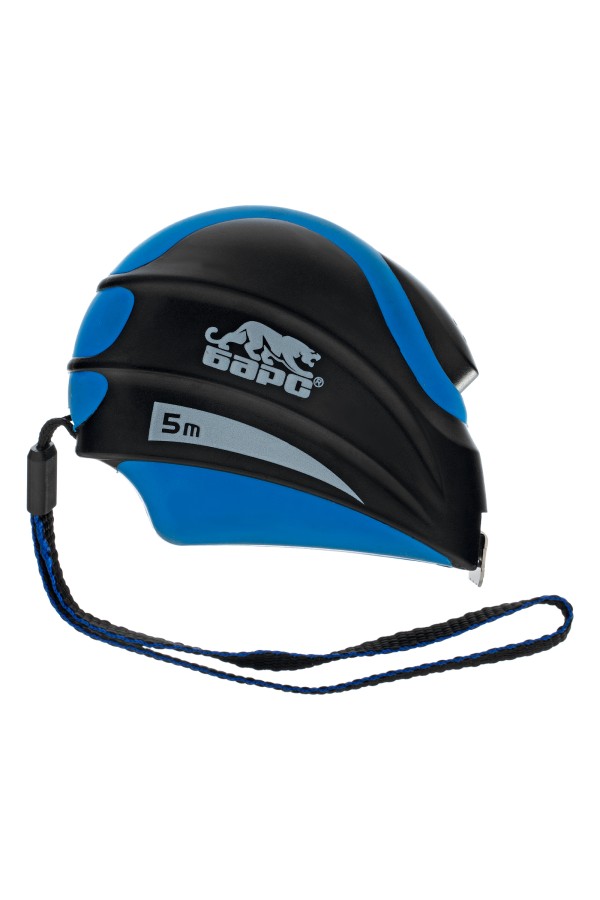 Рулетка Полимер,5 м х 19 мм,автоматическая фиксация,эргономичная форма Барс