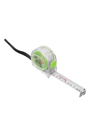 Рулетка Кварц,прозрачный корпус,амортизатор,3 м х 16 мм Сибртех