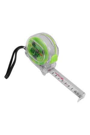Рулетка Кварц,прозрачный корпус,амортизатор,7,5 м х 25 мм Сибртех
