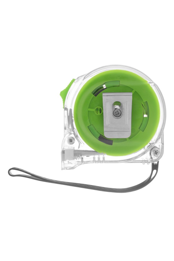 Рулетка Кварц,прозрачный корпус,амортизатор,7,5 м х 25 мм Сибртех