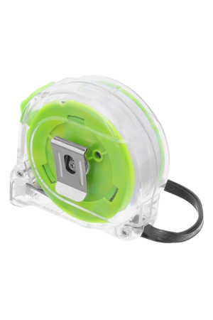 Рулетка Кварц,прозрачный корпус,амортизатор,10 м х 25 мм Сибртех
