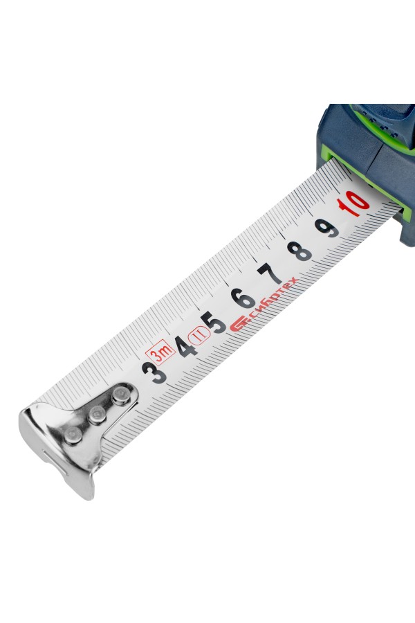 Рулетка Сапфир,двухкомпонентный корпус,3 м х 16 мм Сибртех