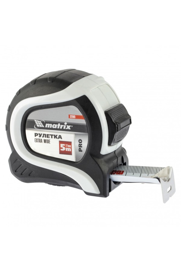 Рулетка Extra Wide,5 м x 27 мм,двухкомпонентный корпус,Pro Matrix