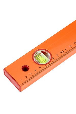 Уровень алюминиевый, 400 мм, 3 глазка, желтый, линейка Sparta