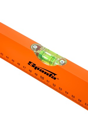 Уровень алюминиевый, 1000 мм, 3 глазка, желтый, линейка Sparta