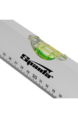 Уровень алюминиевый, 600 мм, 3 глазка, линейка Sparta