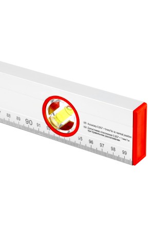 Уровень алюминиевый, 1000 мм, 3 глазка, линейка Sparta