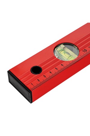 Уровень алюминиевый, 800 мм, 3 глазка, красный, линейка Matrix