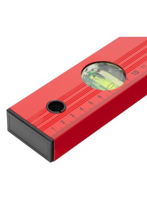 Уровень алюминиевый, 1000 мм, 3 глазка, красный, линейка Matrix