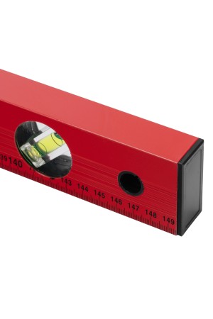 Уровень алюминиевый, 1500 мм, 3 глазка, красный, линейка Matrix